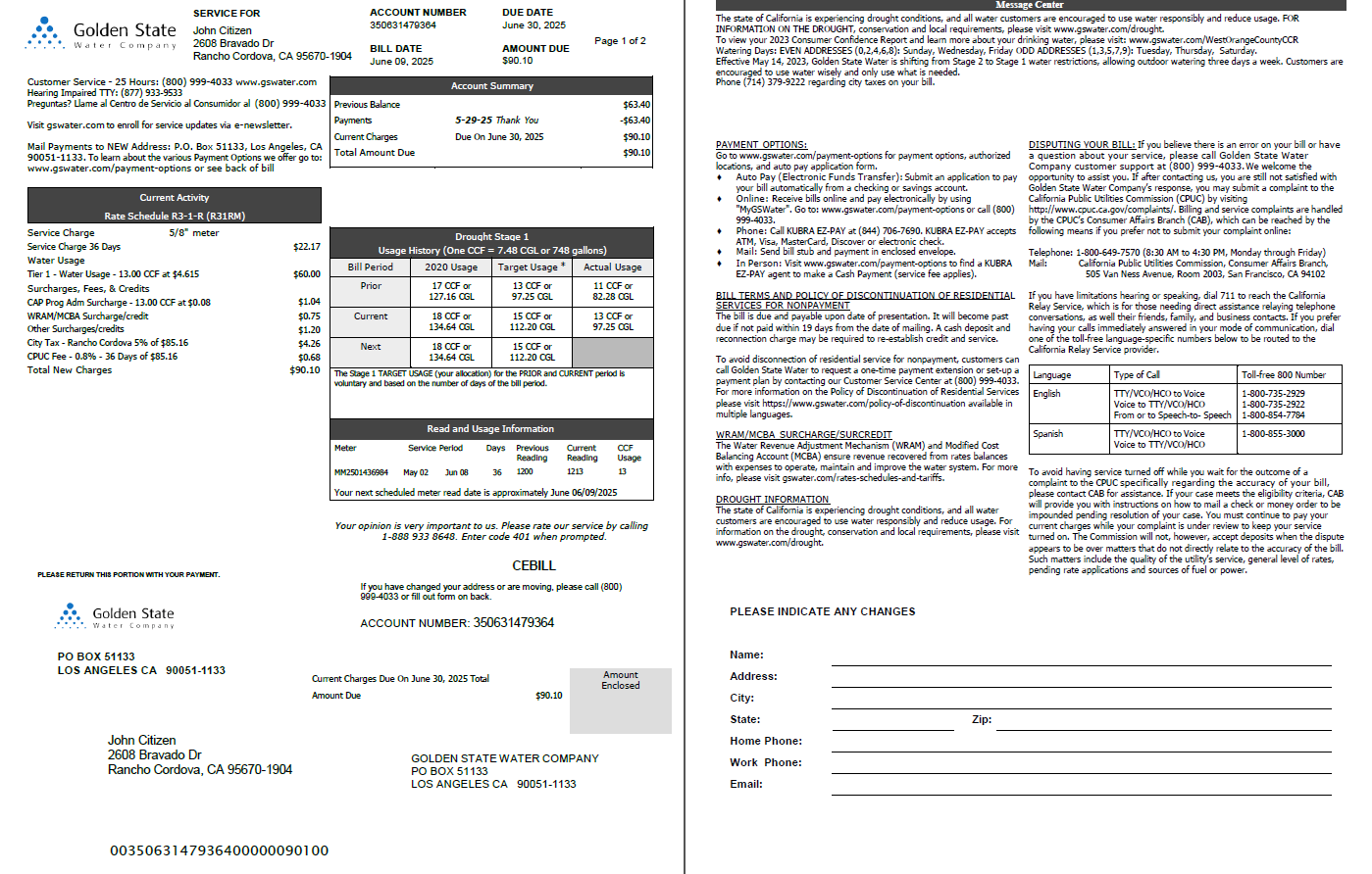  Minol USA business utility bill 